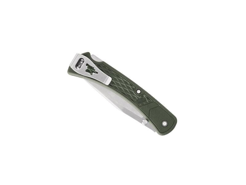 Buck 110 Hunter Slim Select Vert : Couteau Pliant Classique Léger Outdoor