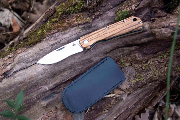 Black Fox Ciol Zebrawood : Couteau Pliant Classique Design Italien