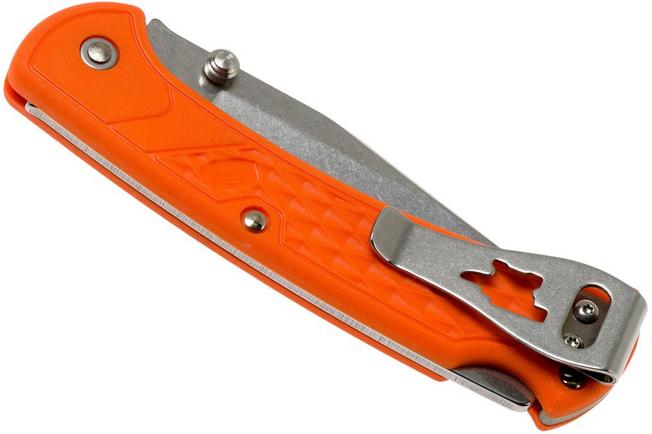 Buck 110 Hunter Slim Select Orange : Couteau Pliant Classique Léger