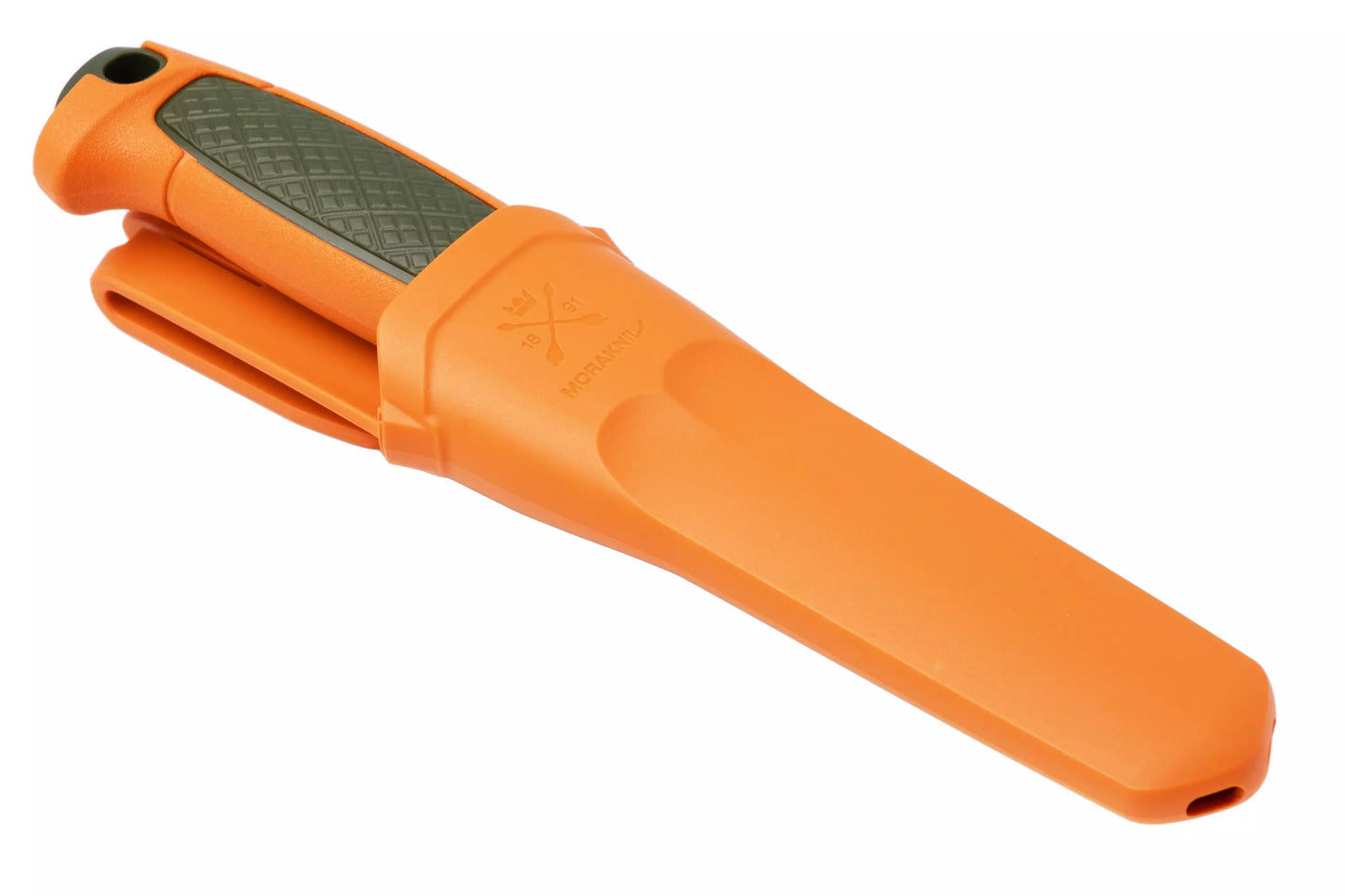 Couteau Morakniv Risberg Hunting (S) Orange & Vert (14723) – Précision et Haute Visibilité pour la Chasse