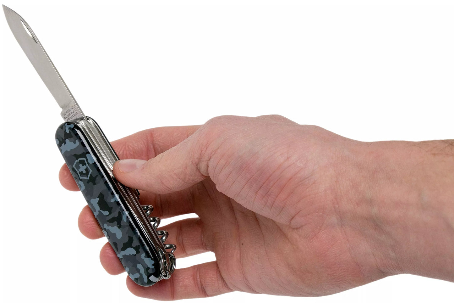 Švicarski nož Victorinox Huntsman Mornarska Kamuflaža – 15 funkcija (1.3713.942)