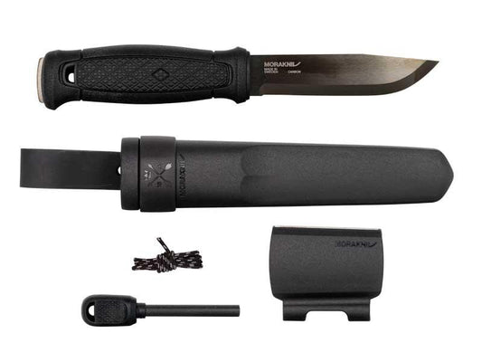 Mora Garberg Carbone : Kit Couteau de Survie Full Tang et Bushcraft