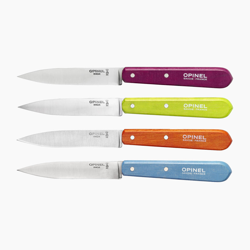 COFFRET 4 OFFICE OPINEL N.112 COULEURS ACIDULES INOX