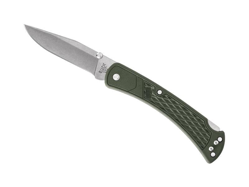 BUCK HUNTER SLIM SELECT GREEN KNIFE 0110ODS2