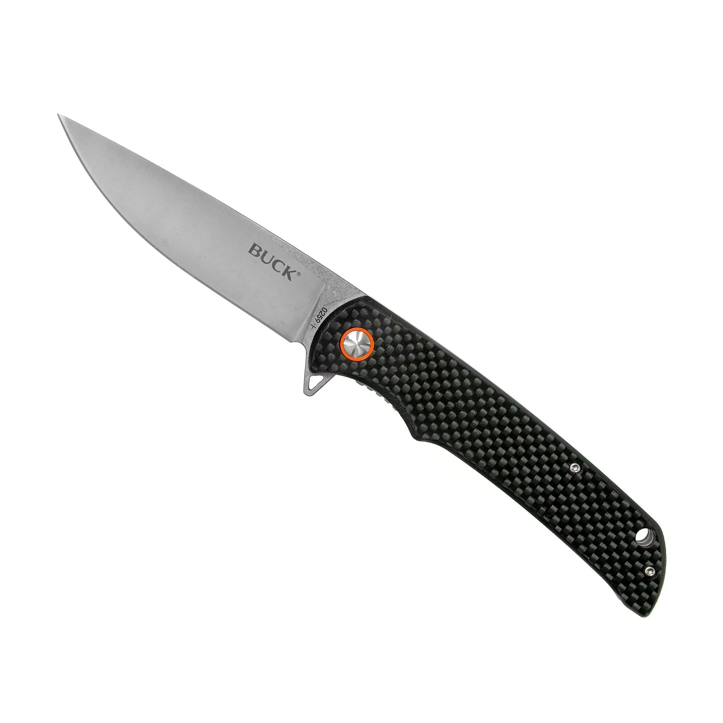 Couteau Buck Haxby Fibre de Carbone - Flipper & Roulements - 0259CFS