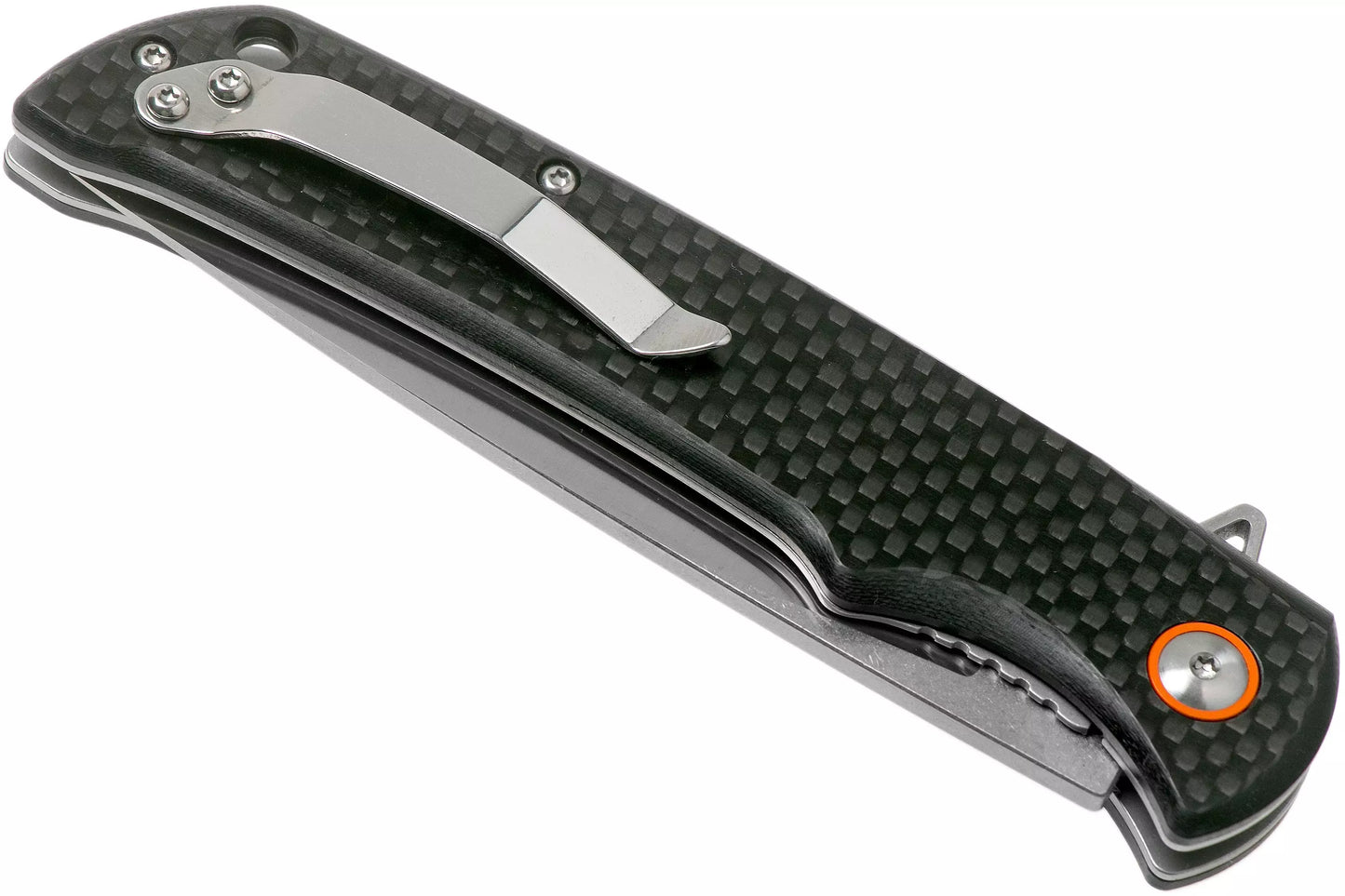 Couteau Buck Haxby Fibre de Carbone - Flipper & Roulements - 0259CFS