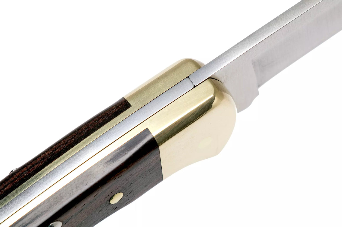 Buck 112 Ranger Classique: Žepni zložljivi nož, les in medenina