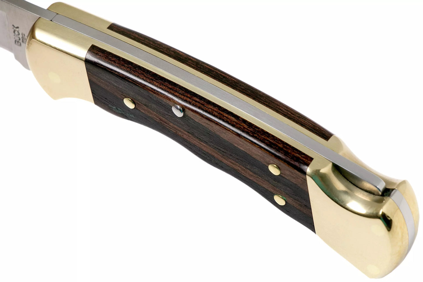 Buck 112 Ranger Classique: Žepni zložljivi nož, les in medenina