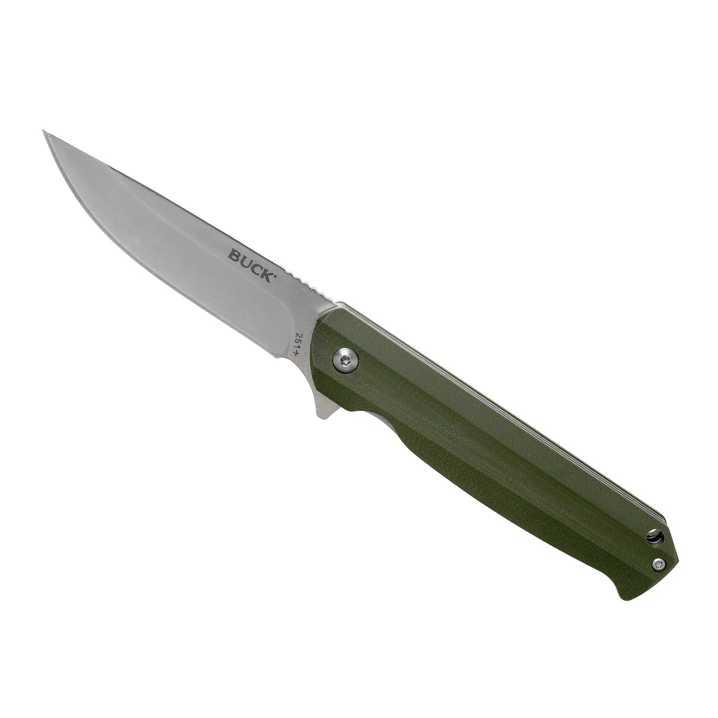 Couteau Buck Langford G10 Vert OD Green - Flipper & Roulements - 0251GRS