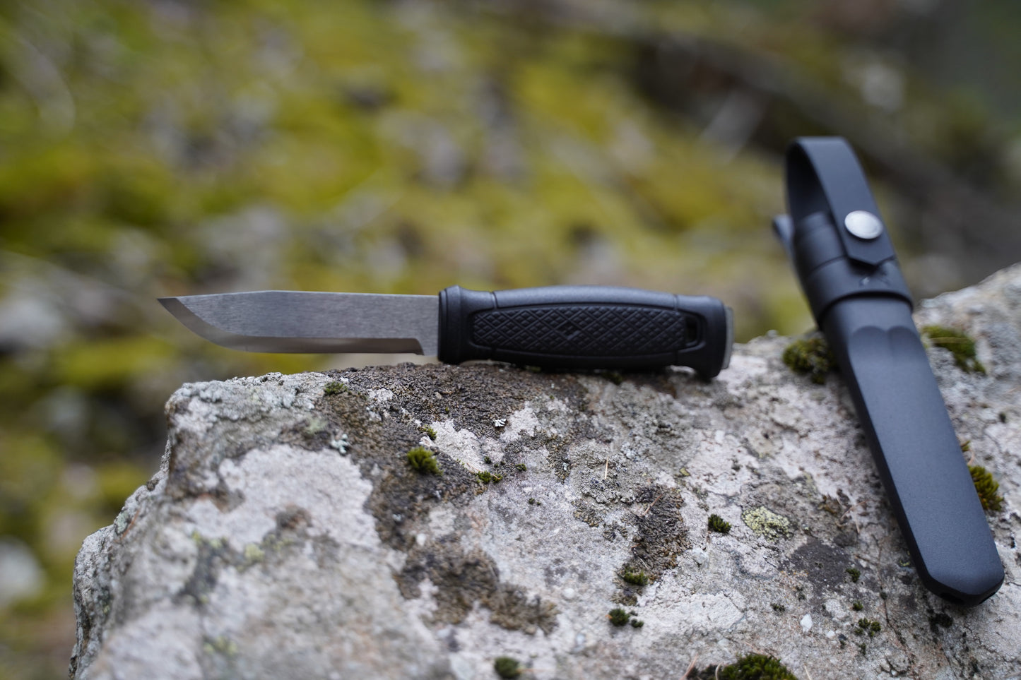 Couteau Morakniv Garberg S Inox Noir - Étui Polymère (POM) - Personnalisable