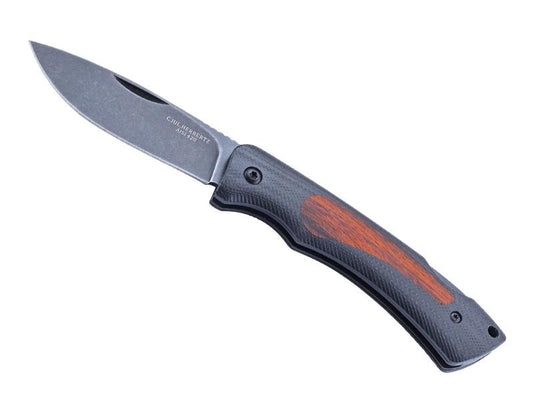 COUTEAU HERBERTZ G10 NOIR/PAKKA 10CM INOX