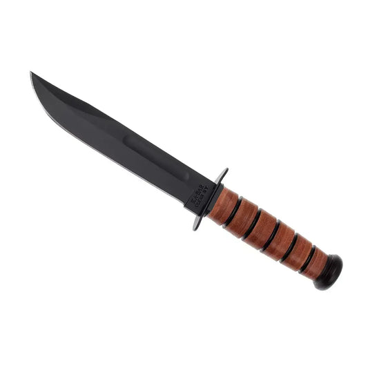 Poignard KA-BAR U.S.M.C. Classic - Lame Acier Carbone 1095 & Étui Cuir