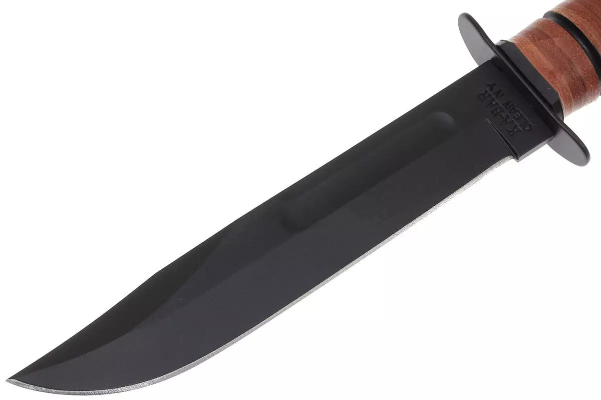 Poignard KA-BAR U.S.M.C. Classic - Lame Acier Carbone 1095 & Étui Cuir