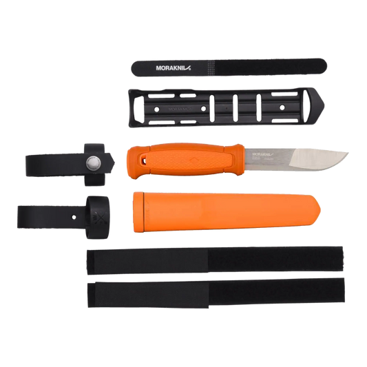 Mora Kansbol Burnt Orange : Couteau Outdoor Polyvalent Multi-Mount