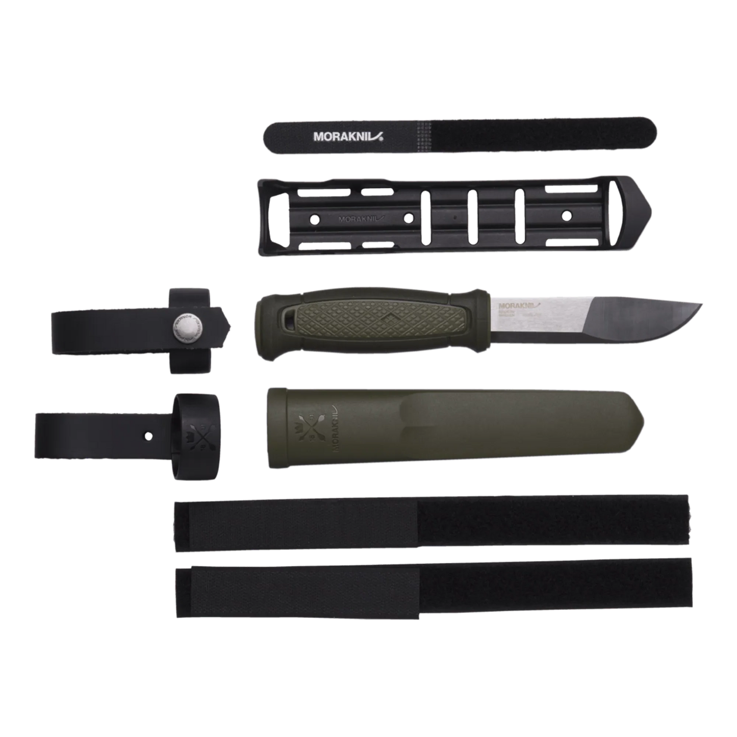 Mora Kansbol Vert Khaki : Couteau Outdoor Polyvalent Multi-Mount