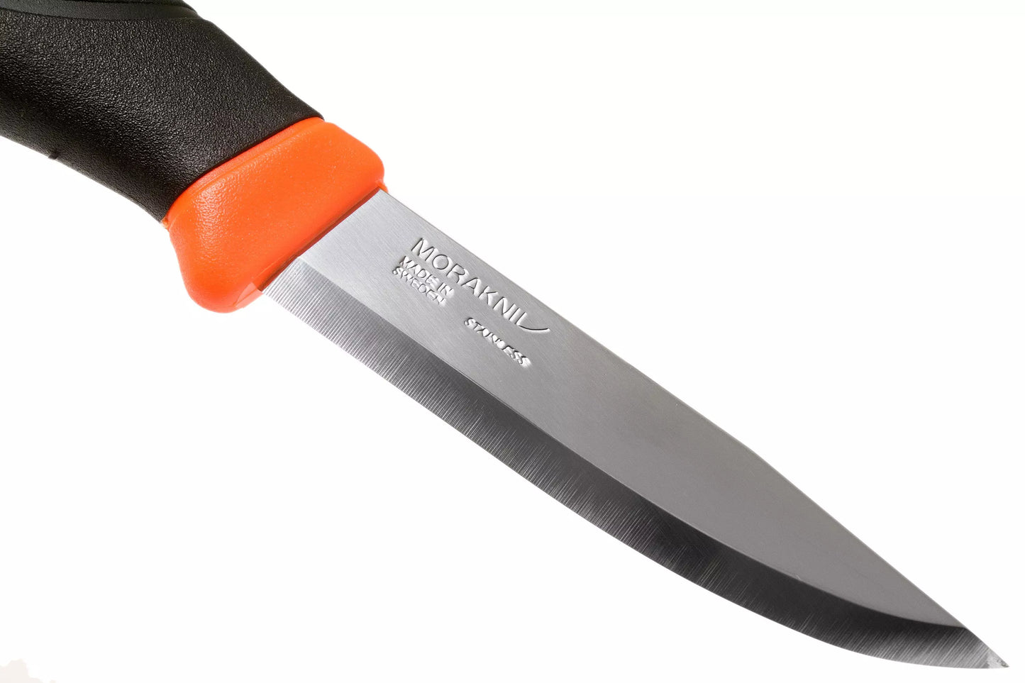 Couteau Morakniv Companion Orange Hi-Vis (11824) – Haute Visibilité et Performance Inoxydable