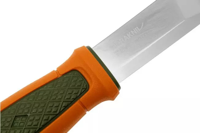 Couteau Morakniv Kansbol Orange/Vert étui polymère  - Polyvalence Bushcraft & Outdoor