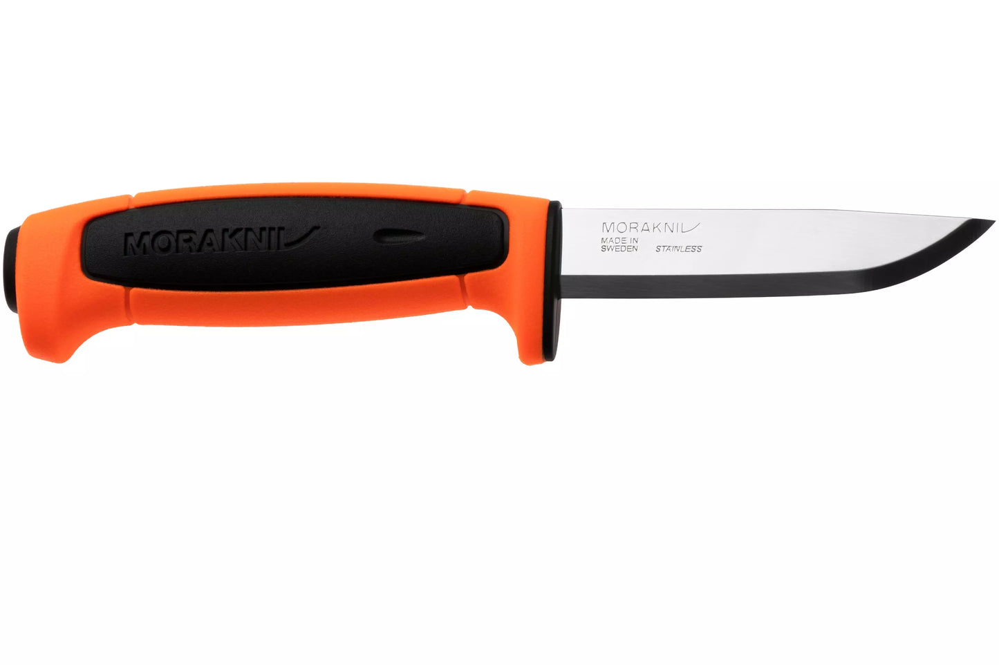 Couteau Morakniv Basic 546 Orange & Noir (13626) – Visibilité et Performance Inoxydable
