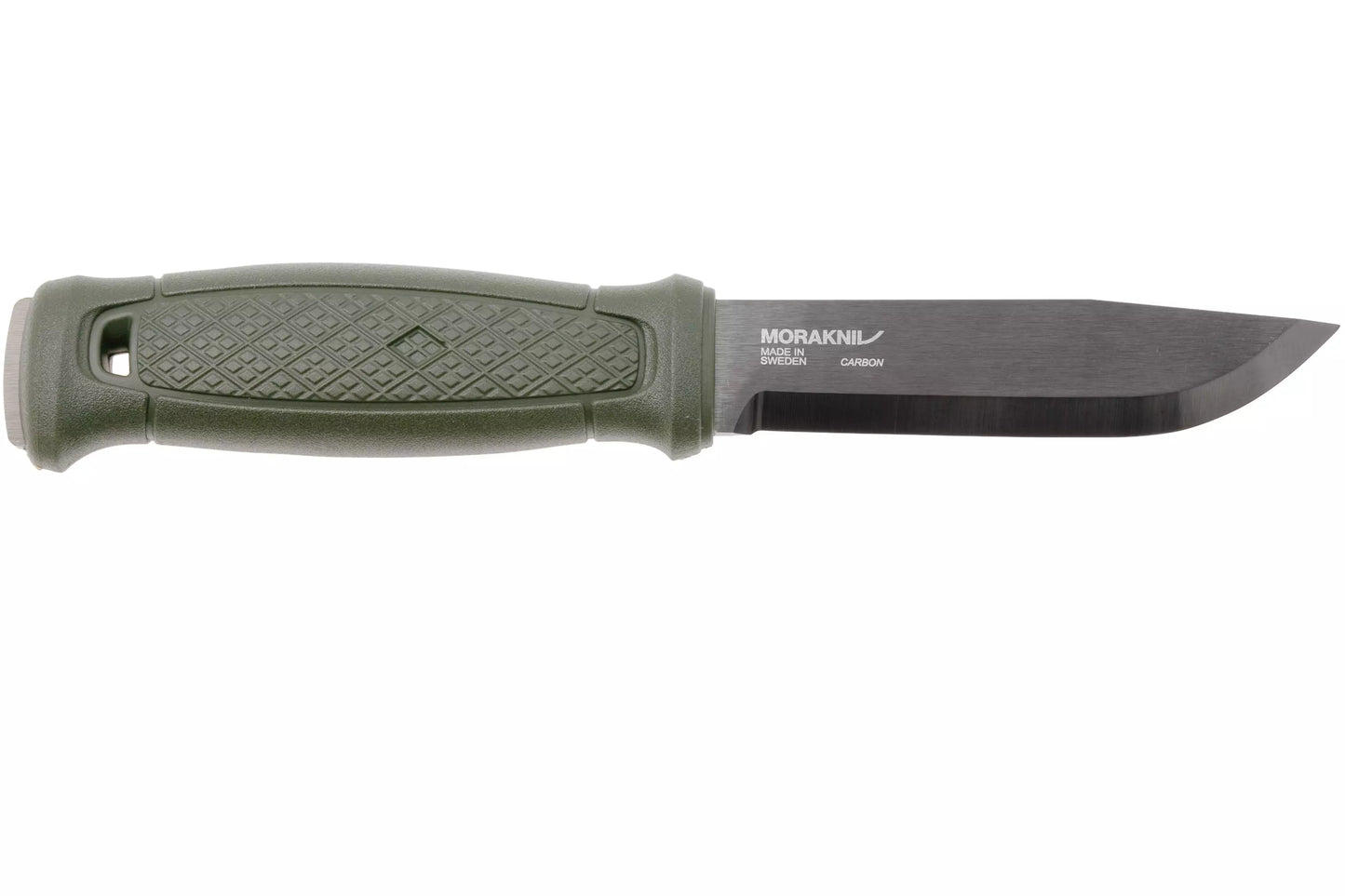 Morakniv Garberg Messer, Klinge aus schwarzem Kohlenstoffstahl – grüner Griff – individuell anpassbar