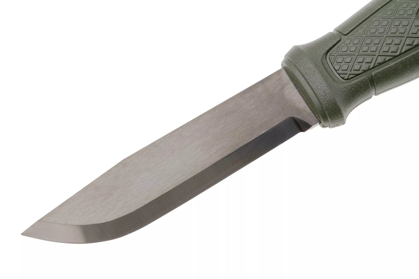 Morakniv Garberg Messer, Klinge aus schwarzem Kohlenstoffstahl – grüner Griff – individuell anpassbar