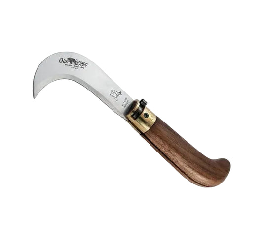 Serpette Old Bear Noyer Taille S : Tradition Italienne et Ergonomie