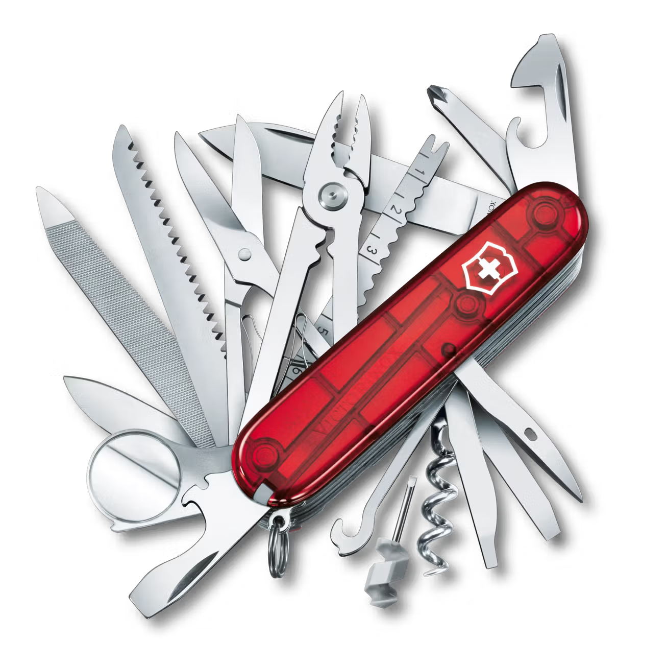 Victorinox Zwitsers Zakmes SwissChamp Robijn – 33 Functies (1.6795.T)