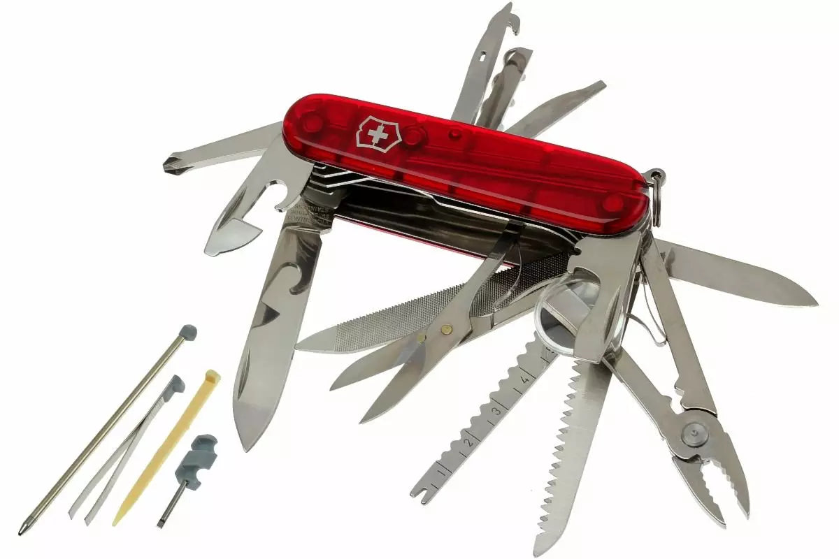 Victorinox Zwitsers Zakmes SwissChamp Robijn – 33 Functies (1.6795.T)