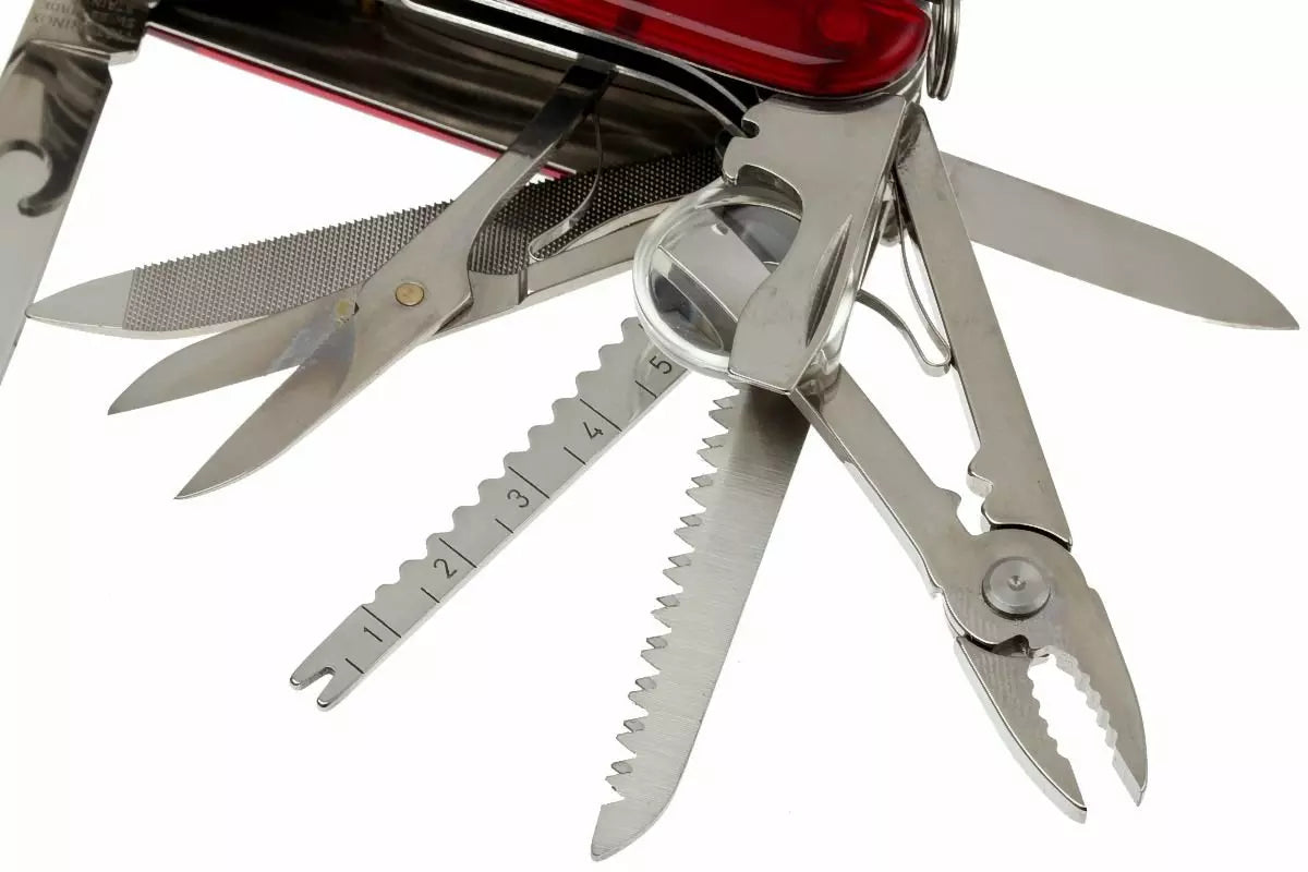Victorinox Zwitsers Zakmes SwissChamp Robijn – 33 Functies (1.6795.T)