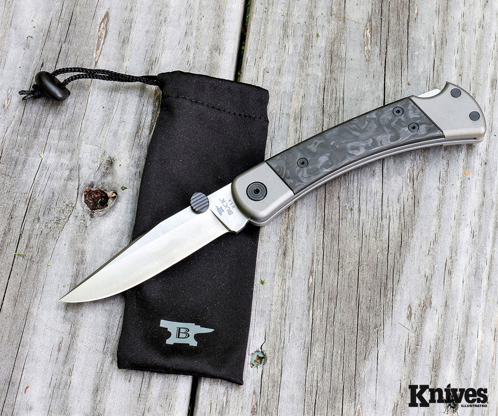 Couteau Buck 110 Hunter Legacy Edition - Fibre de Carbone & S45VN - 0110CFSLE1