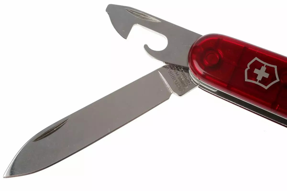 Victorinox Zwitsers Zakmes Spartan Robijn – 12 Functies (Transparant)
