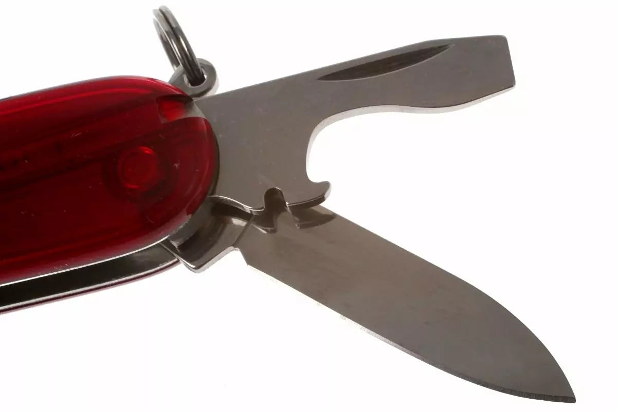 Victorinox Zwitsers Zakmes Spartan Robijn – 12 Functies (Transparant)