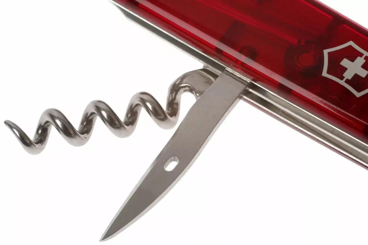 Victorinox Zwitsers Zakmes Spartan Robijn – 12 Functies (Transparant)