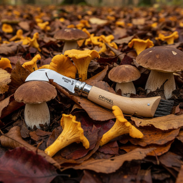 Couteau à Champignons Opinel n°8 VRI Personnalisable : L'Outil du Passionné