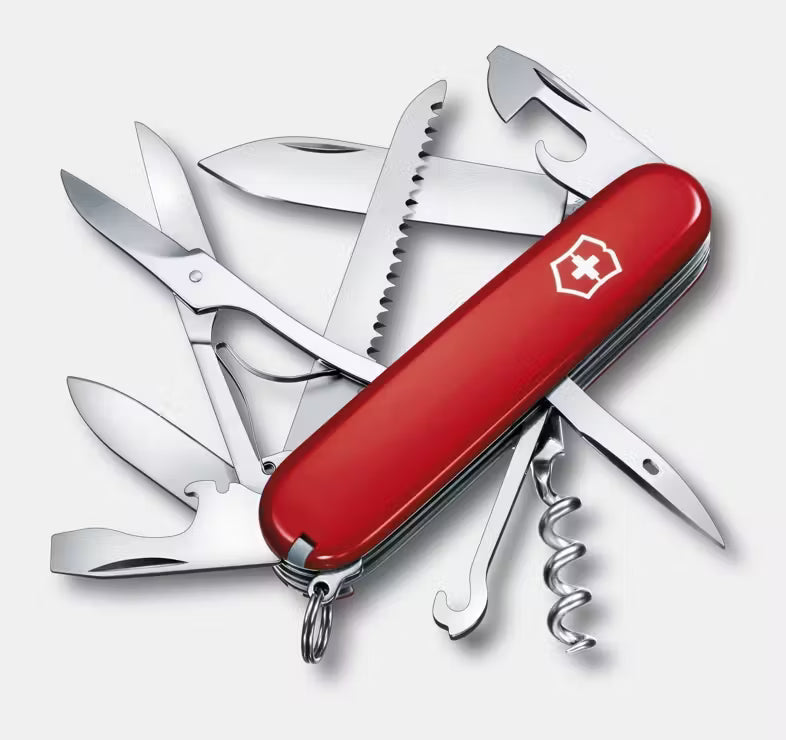 Švicarski nož Victorinox Huntsman Crveni – 15 funkcija (1.3713)
