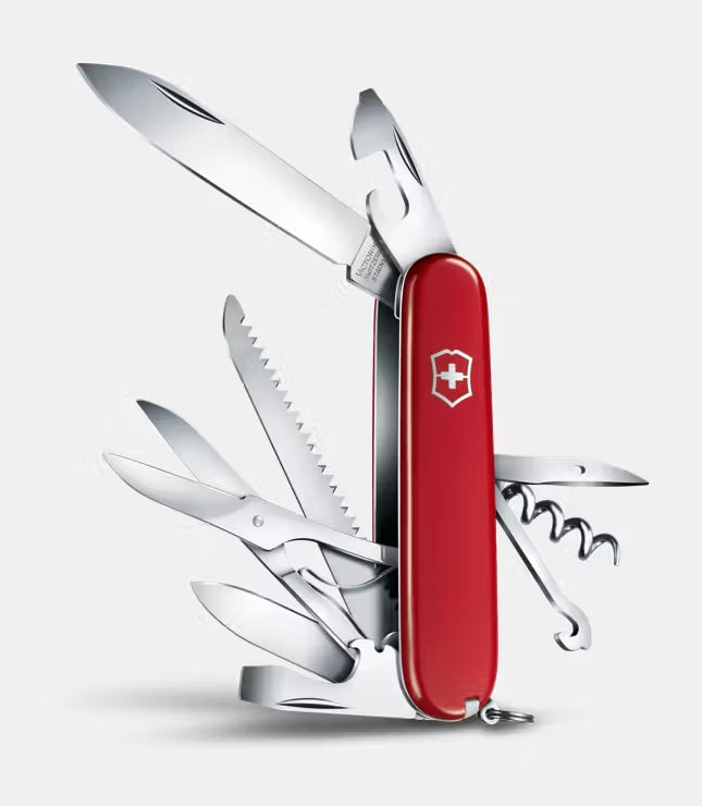 Švicarski nož Victorinox Huntsman Crveni – 15 funkcija (1.3713)